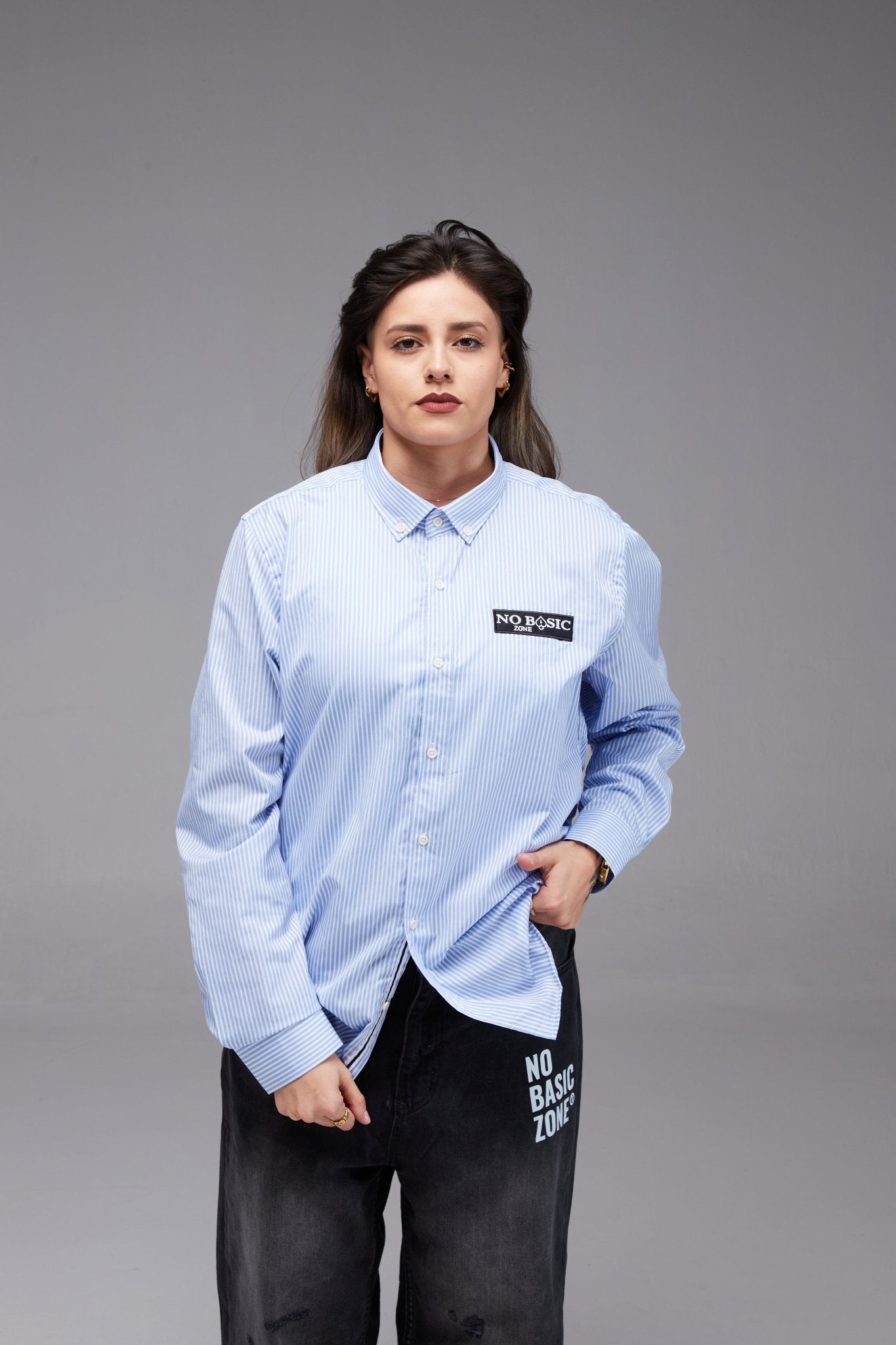 SKYLINE STRIPES //  SHIRT - No Basic Zone