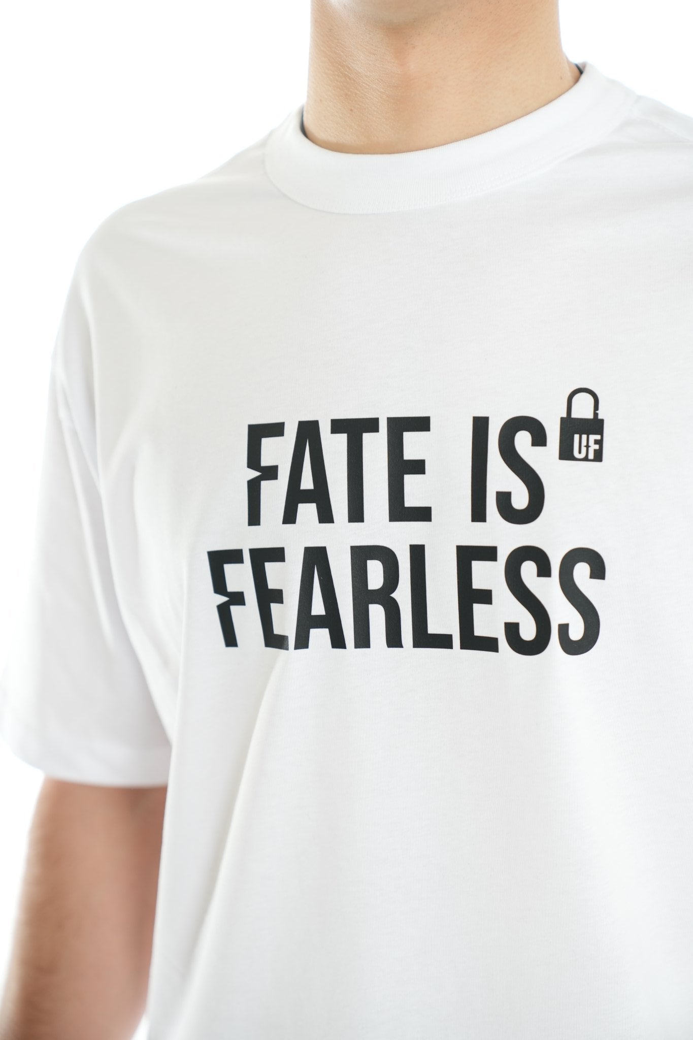 FATE IS FEARLESS T-SHIRT WHITE