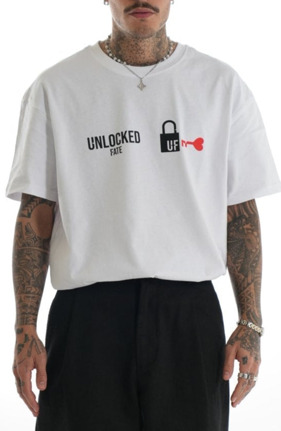 UNLOCKED FATE LOVE T-SHIRT WHITE