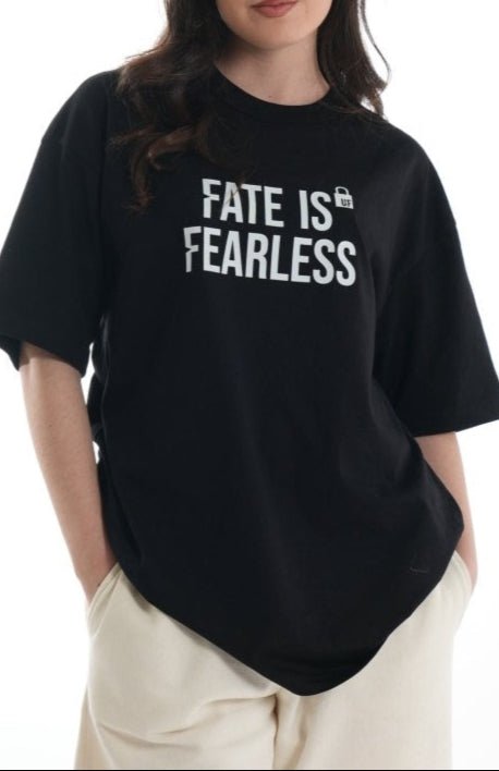 FATE IS FEARLESS T-SHIRT BLACK