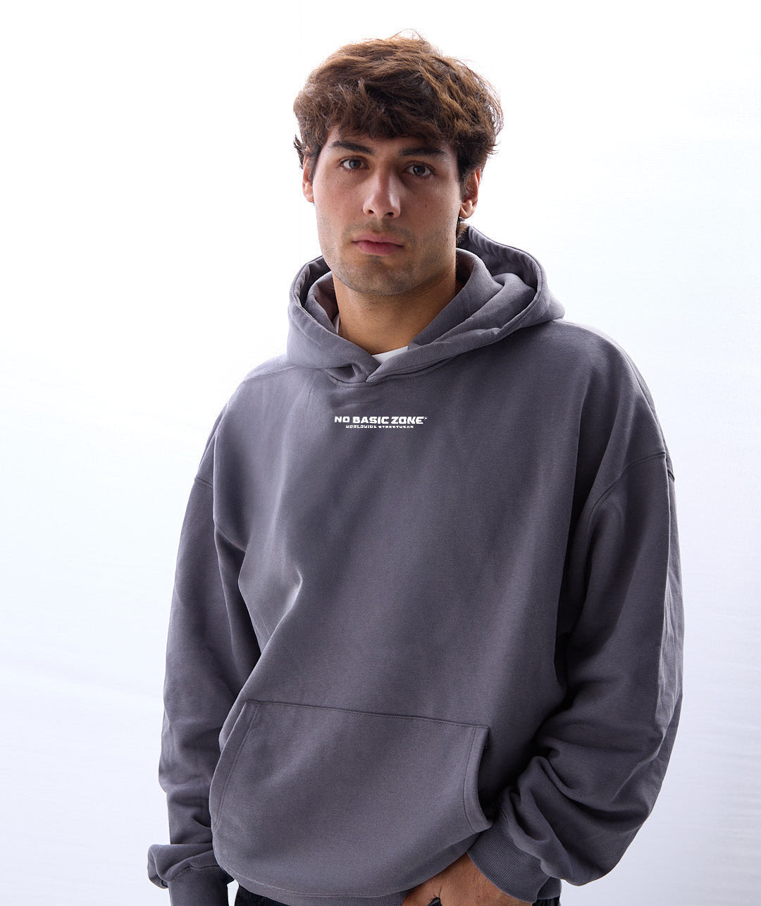 WORLDWIDE  // GREY HOODIE